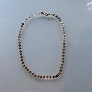 gold circle choker